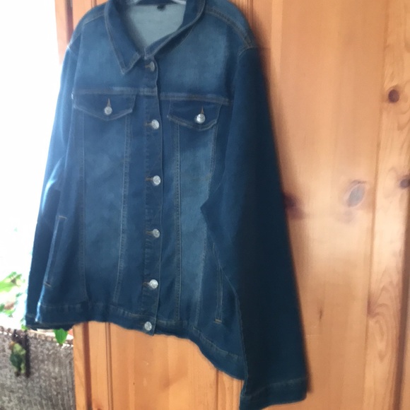 Designer Diverso Size 3X 4-Pockets Button Down Jacket Black w/crisscross ties - Picture 14 of 15